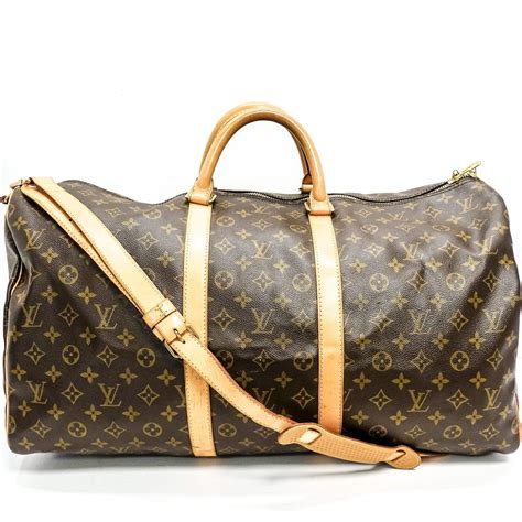 louis vuitton keepall 55 bandouliere|Louis Vuitton Keepall bandouliere monogram.